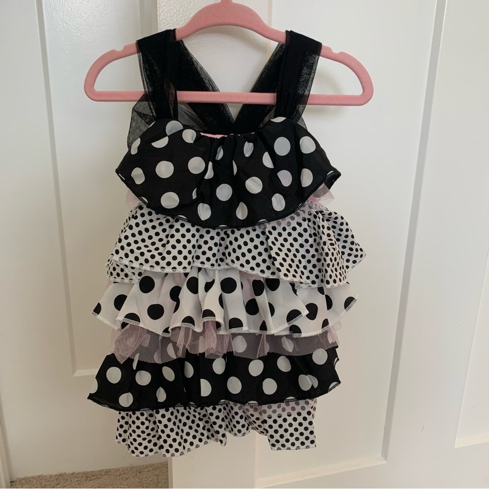 Mud Pie Baby Polka Dot Dress size 9-12m